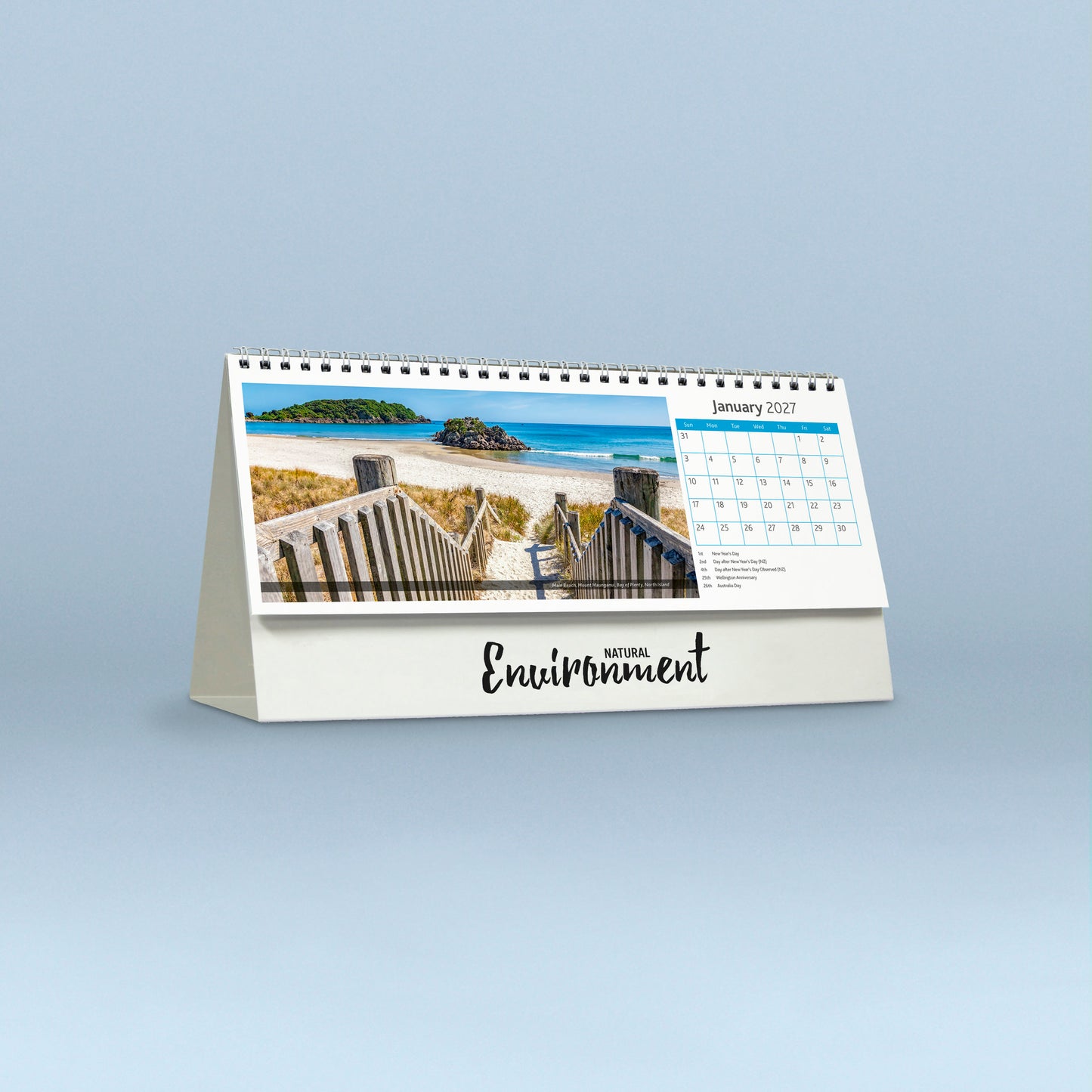Natural Environment Large 2027 Desk Calendar