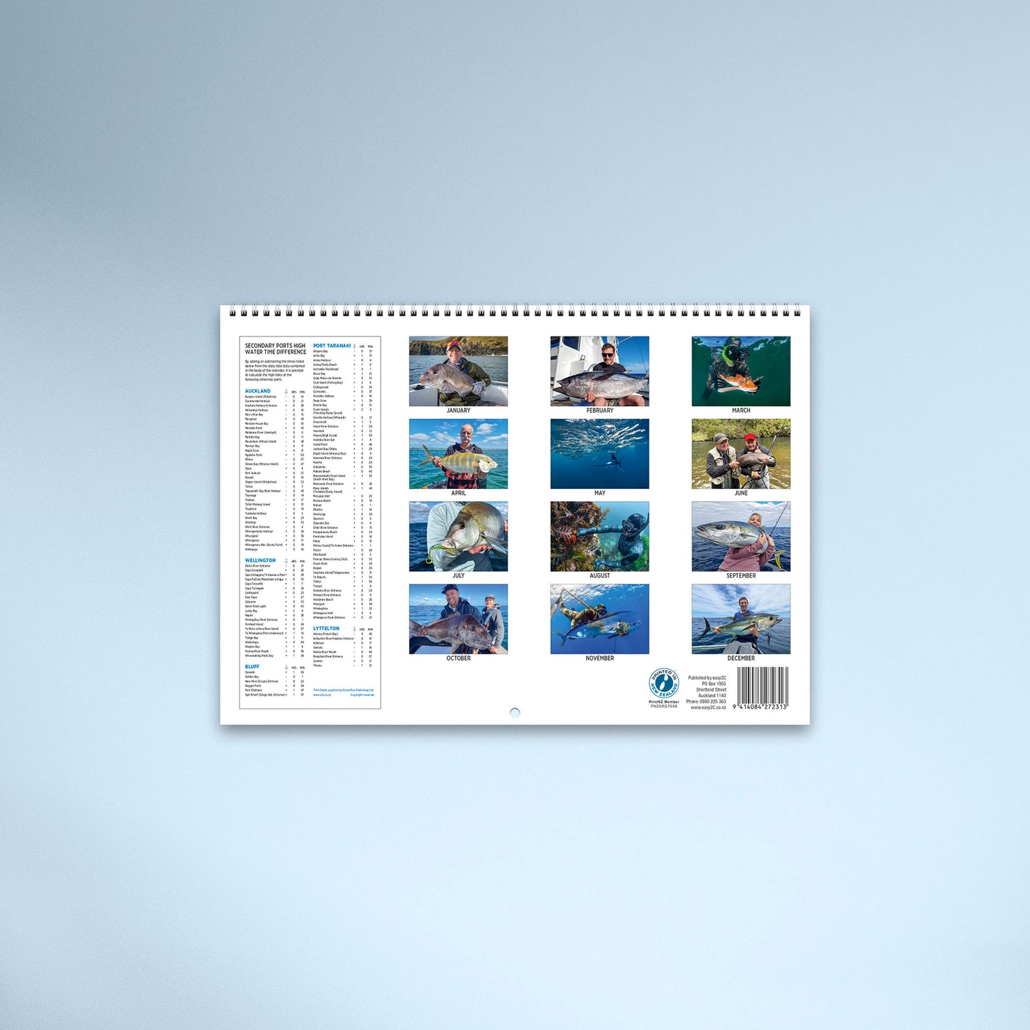 Born 2 Fish 2027 Booklet Calendar