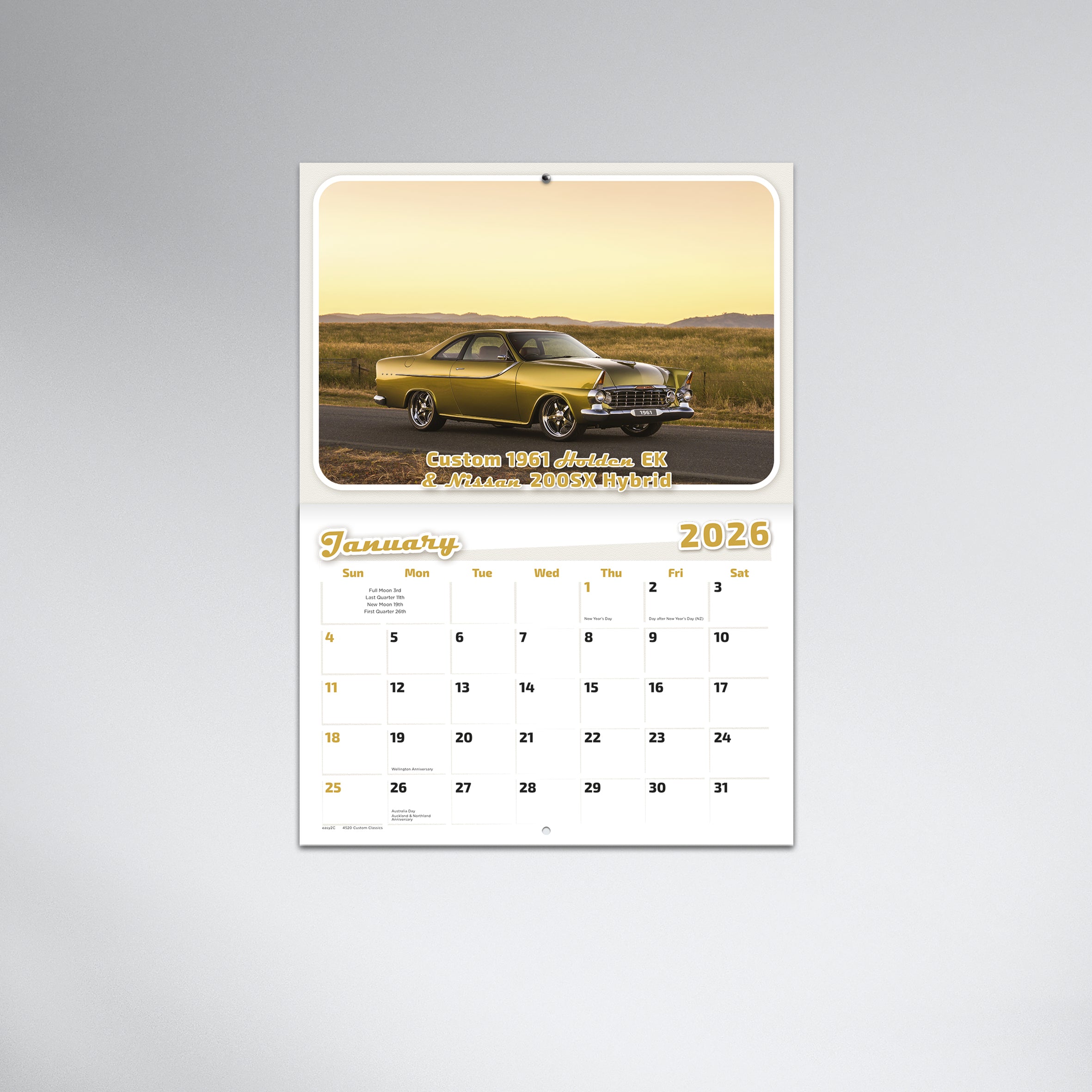 Custom Classics 2026 Booklet Calendar Easy2C Calendars