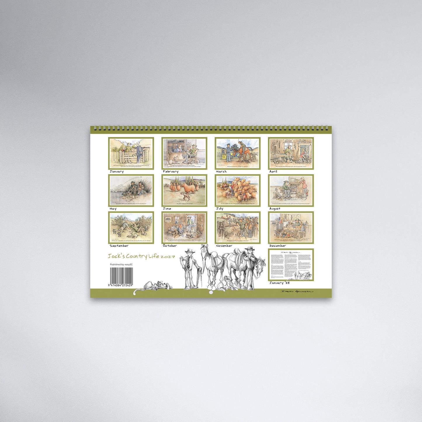 Jocks Country Life 2027 Booklet Calendar