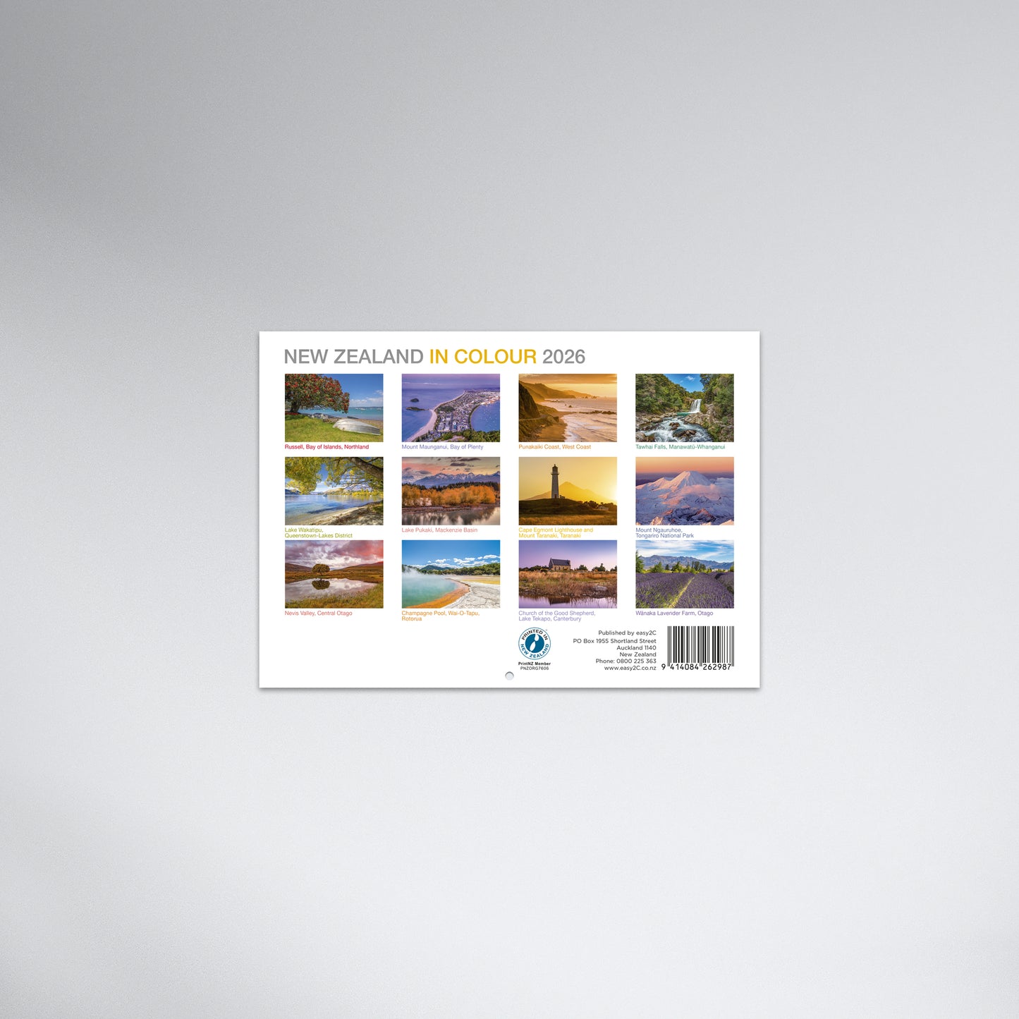 New Zealand in Colour 2026