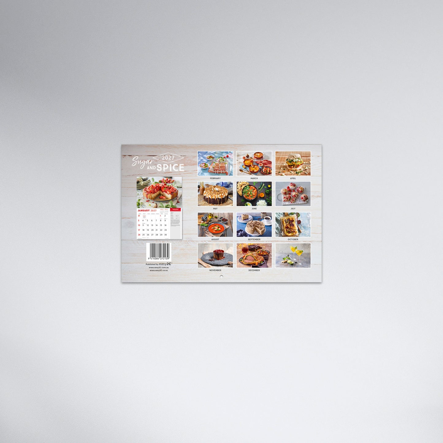 Sugar and Spice 2027 Booklet Calendar