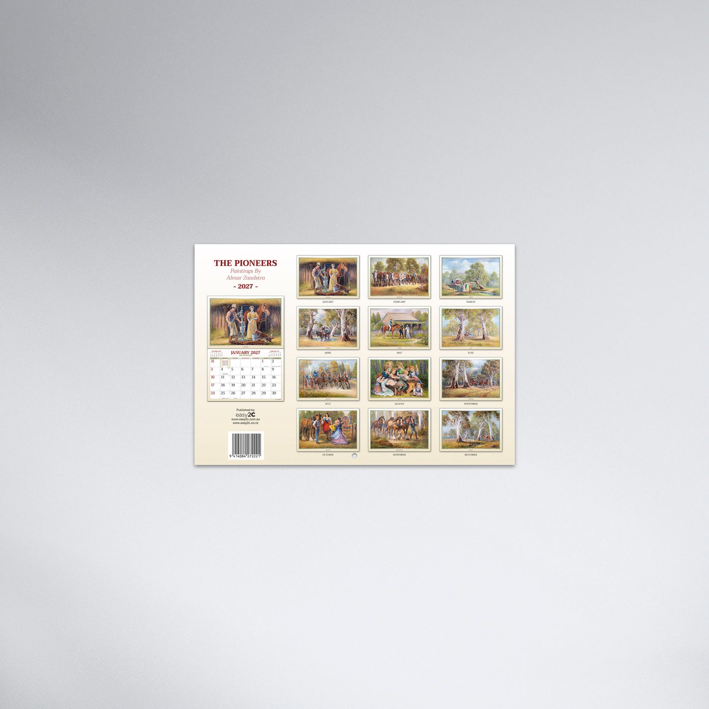 The Pioneers 2027 Booklet Calendar