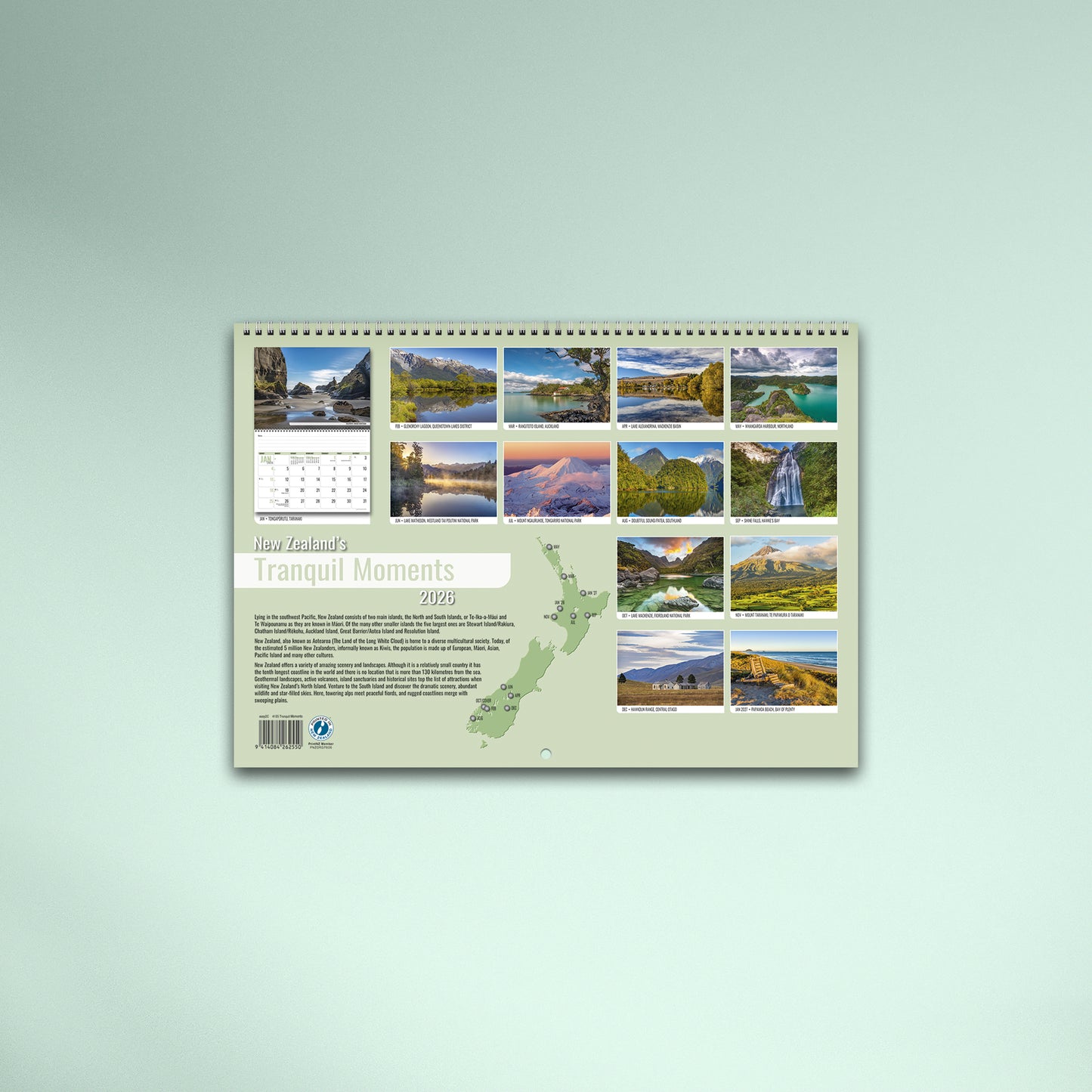 Tranquil Moments 2026 Calendar