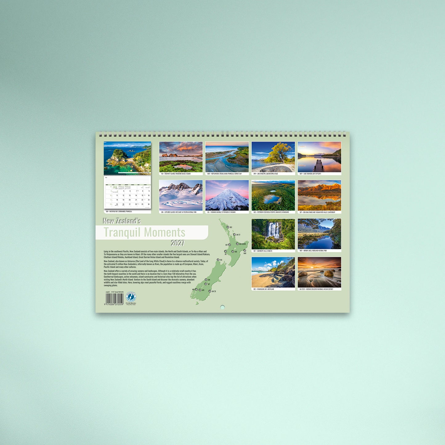 Tranquil Moments 2027 Booklet Calendar