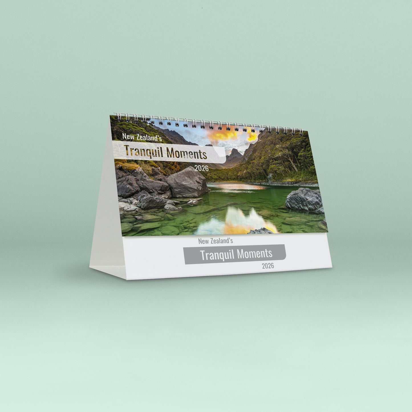 Tranquil Moments 2026 Desk Calendar