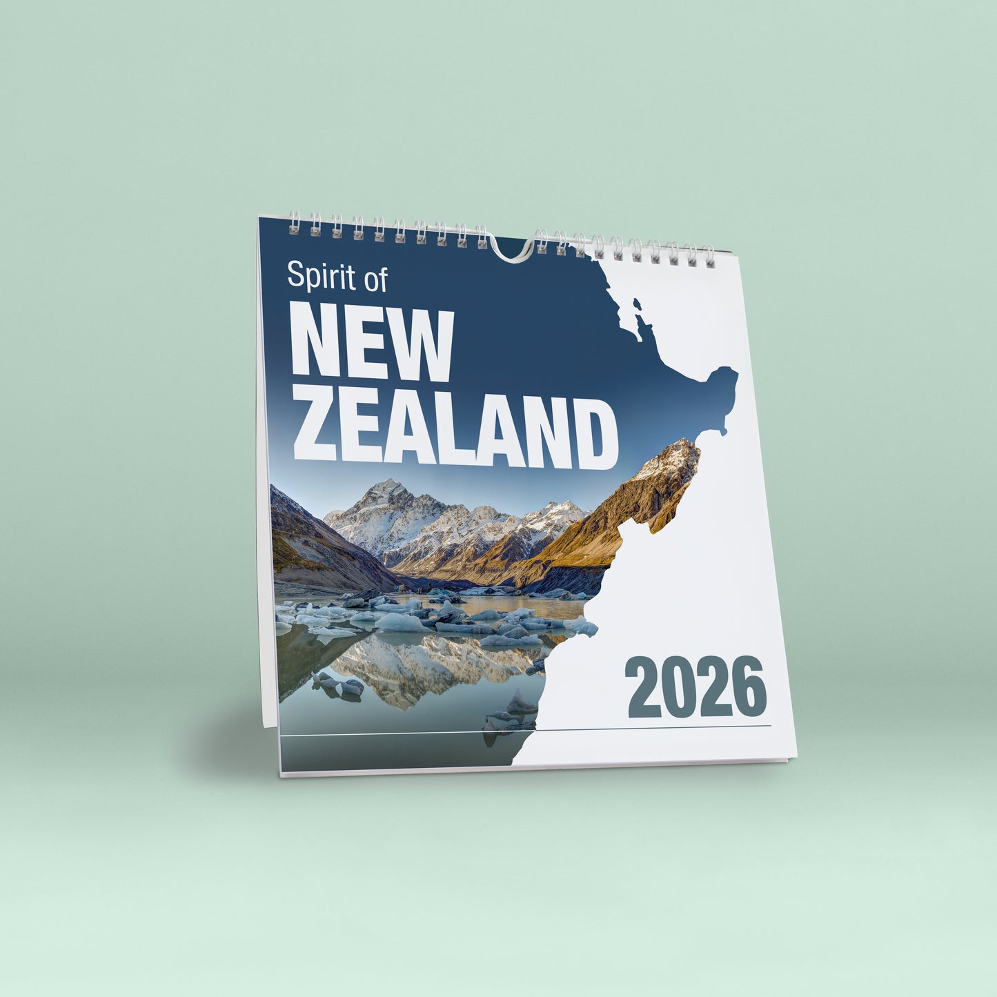Spirit of New Zealand 2026 Wall/Desk Calendar