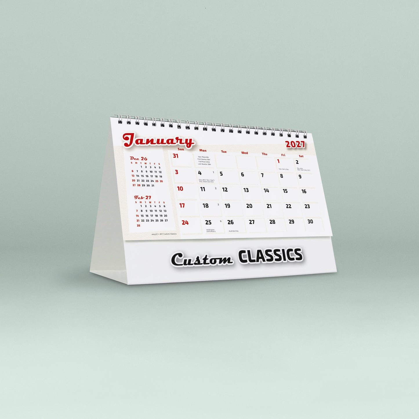 Custom Classics 2027 Tent Calendar