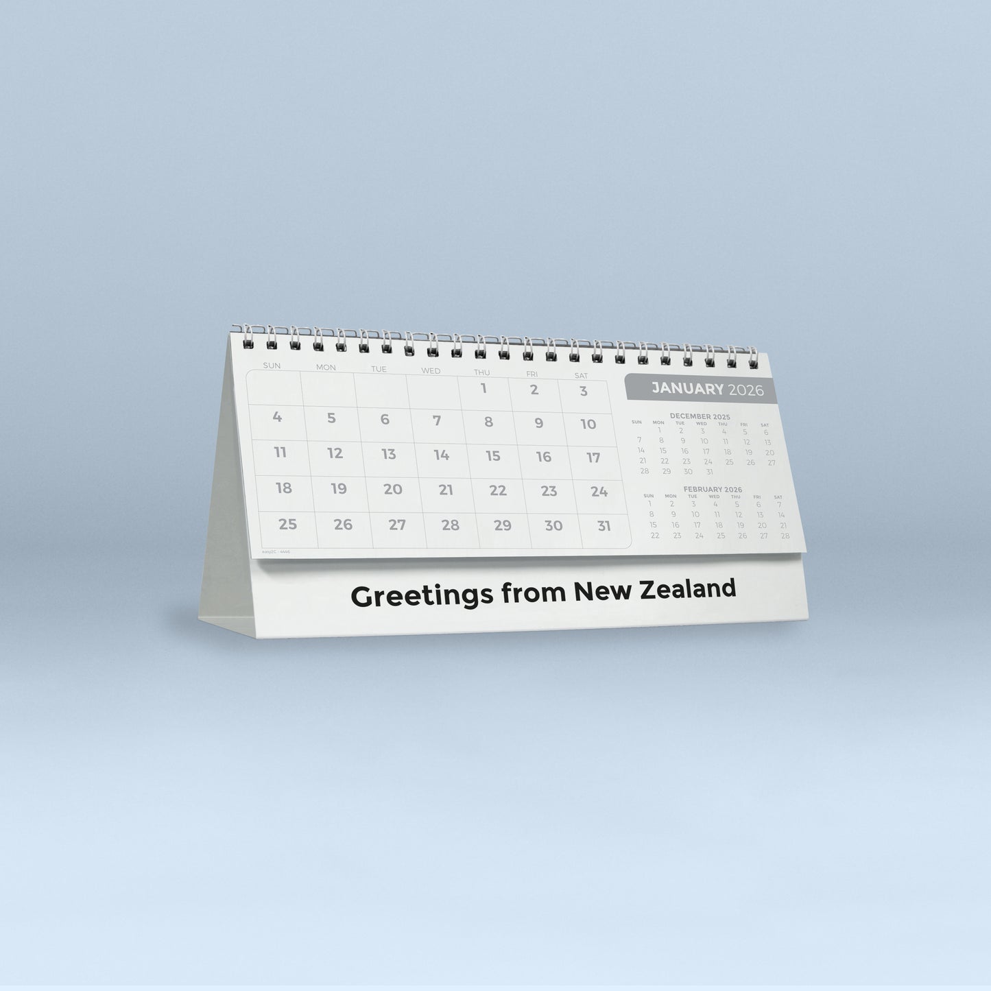 NZ Greetings 2026 Desk Calendar