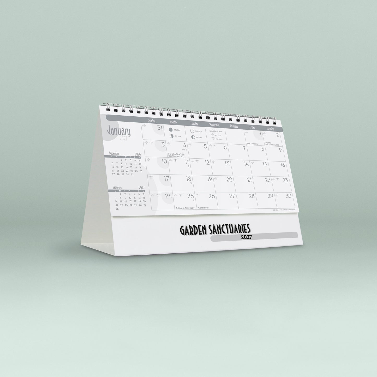 Garden Sanctuaries 2027 Tent Calendar
