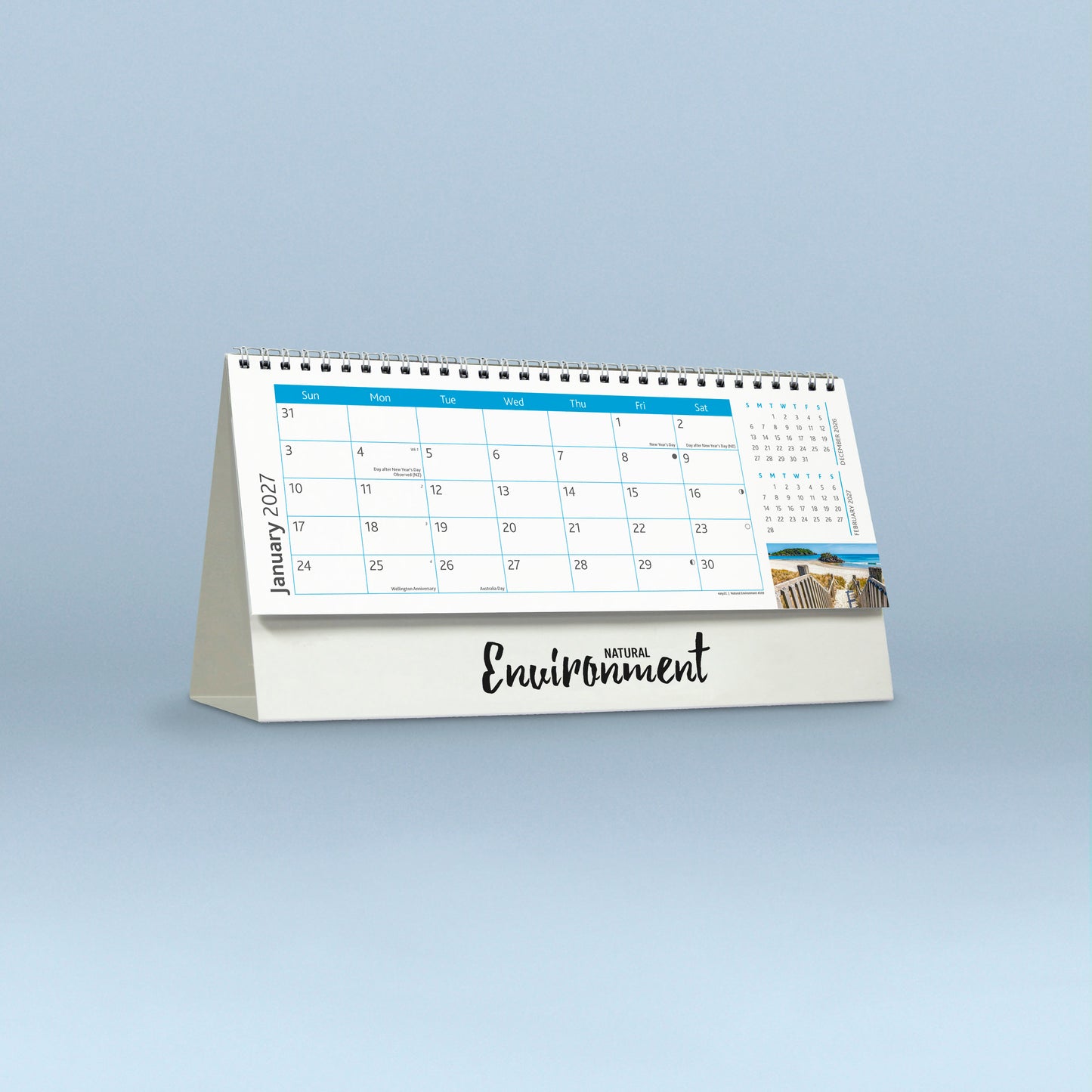 Natural Environment Large 2027 Desk Calendar
