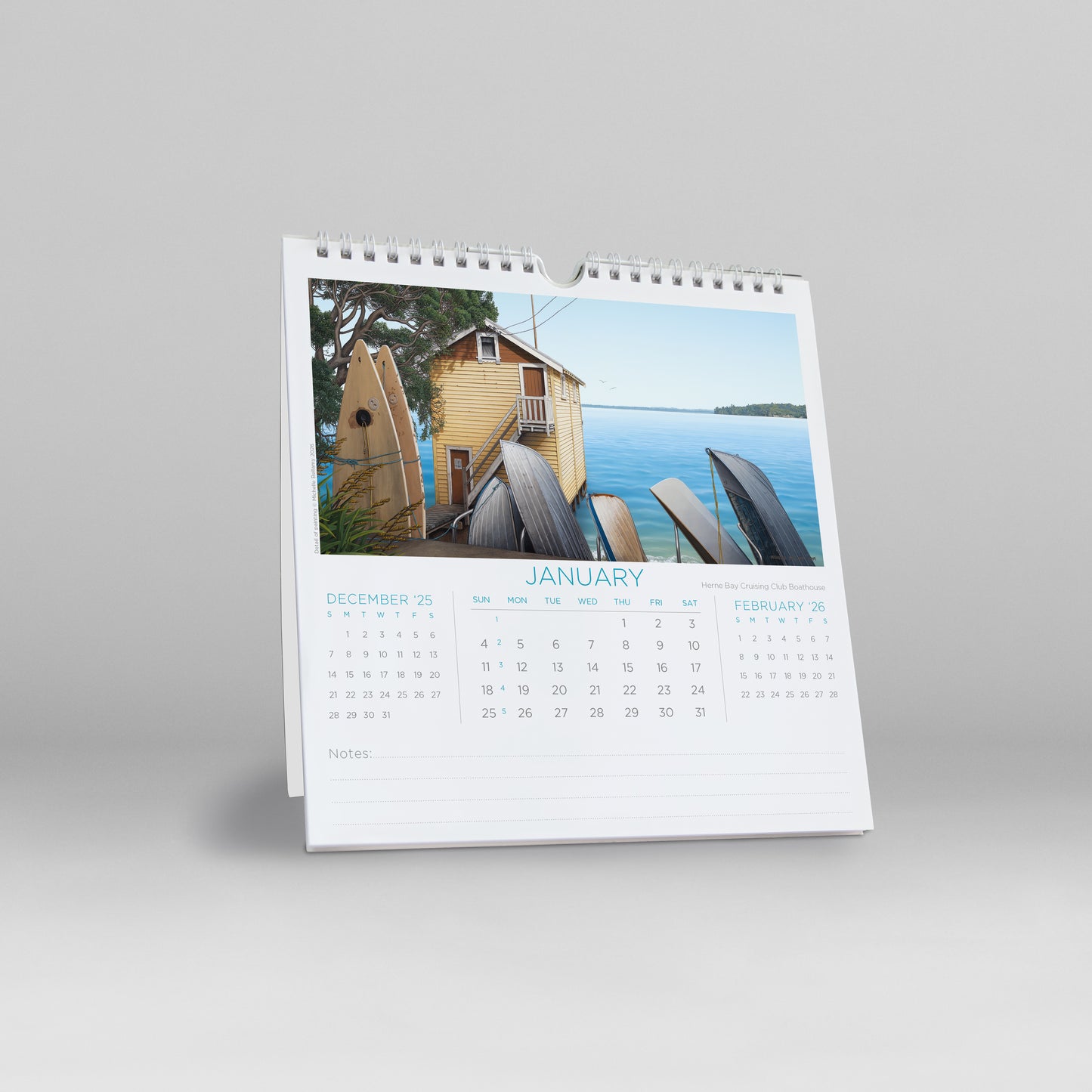 Art of Michelle Bellamy 2026 Wall/Desk Calendar