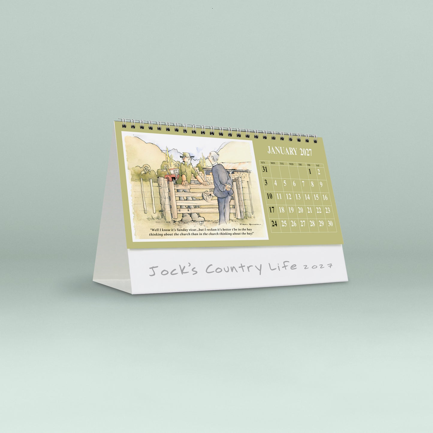 Jocks Country Life 2027 Desk Calendar