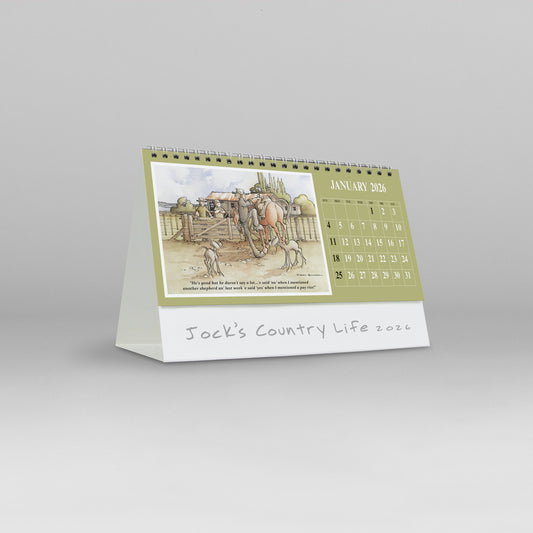 Jocks Country Life 2026 Desk Calendar