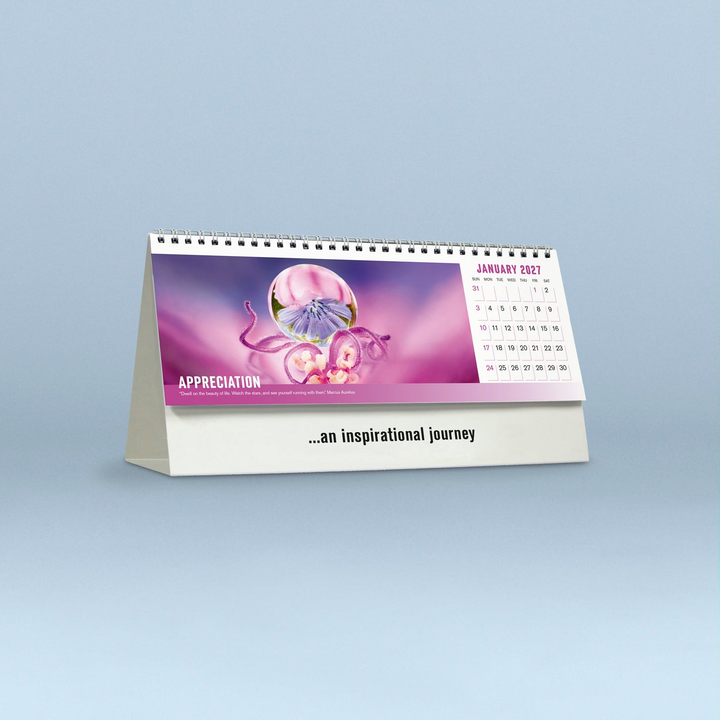 Focus Desk 2027 Calendar