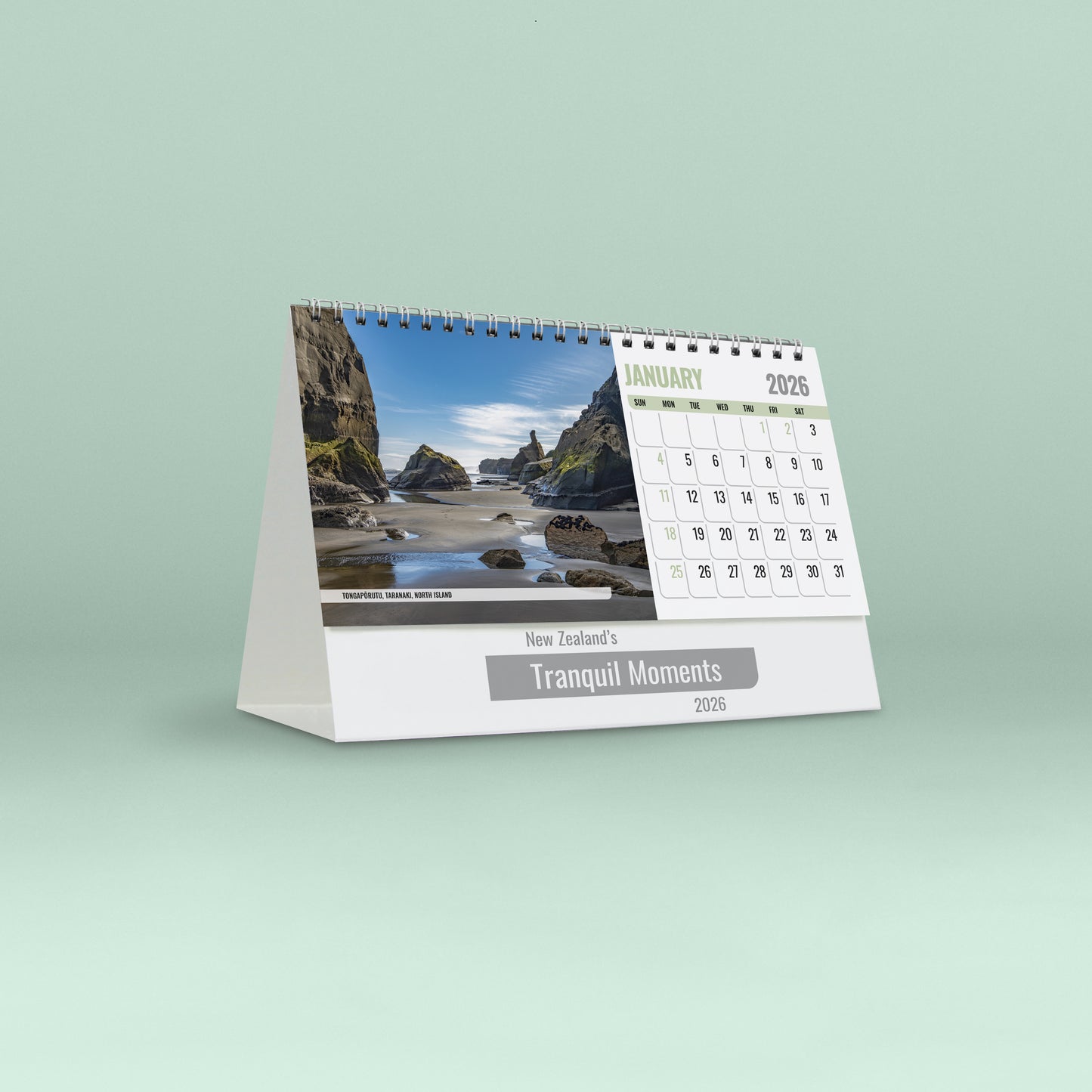 Tranquil Moments 2026 Desk Calendar