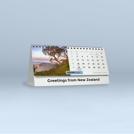 NZ Greetings 2026 Desk Calendar