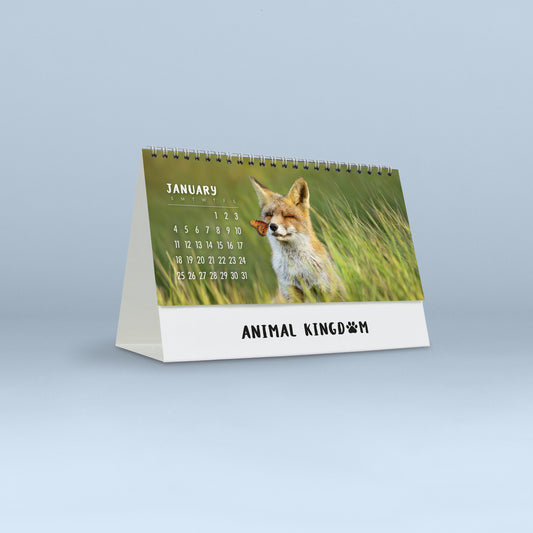 Animal Kingdom 2026 Desk Calendar