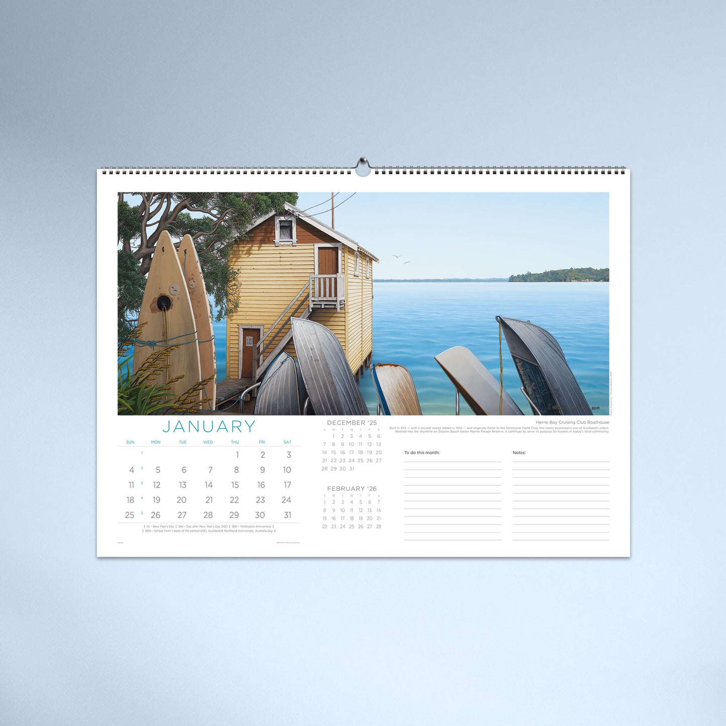 Art of Michelle Bellamy Wall Calendar 2026