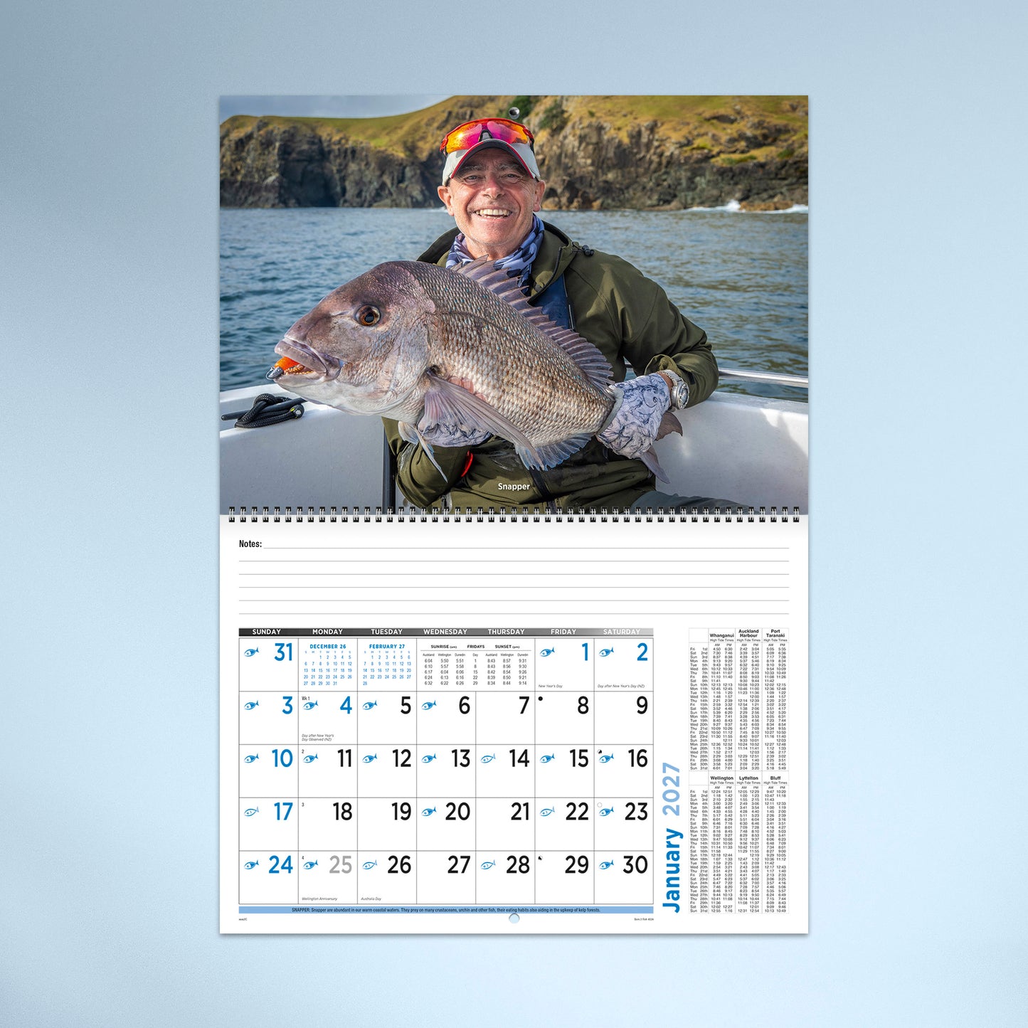 Born 2 Fish 2027 Booklet Calendar