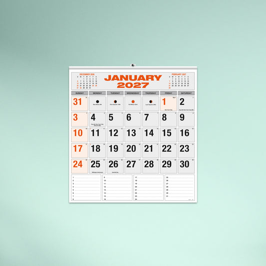 Commercial Wall Calendar
