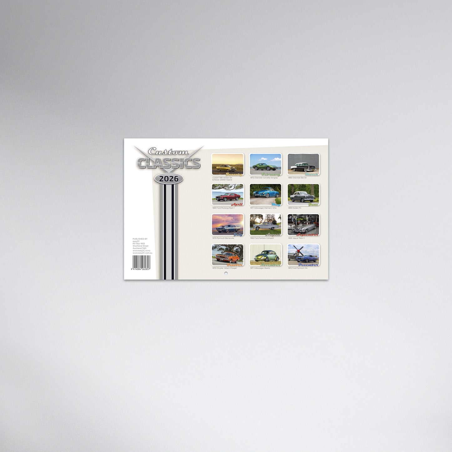 Custom Classics 2026 Booklet Calendar