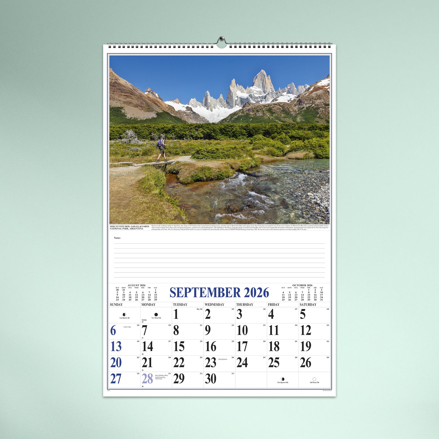 Discover the World 2026 Wall Calendar