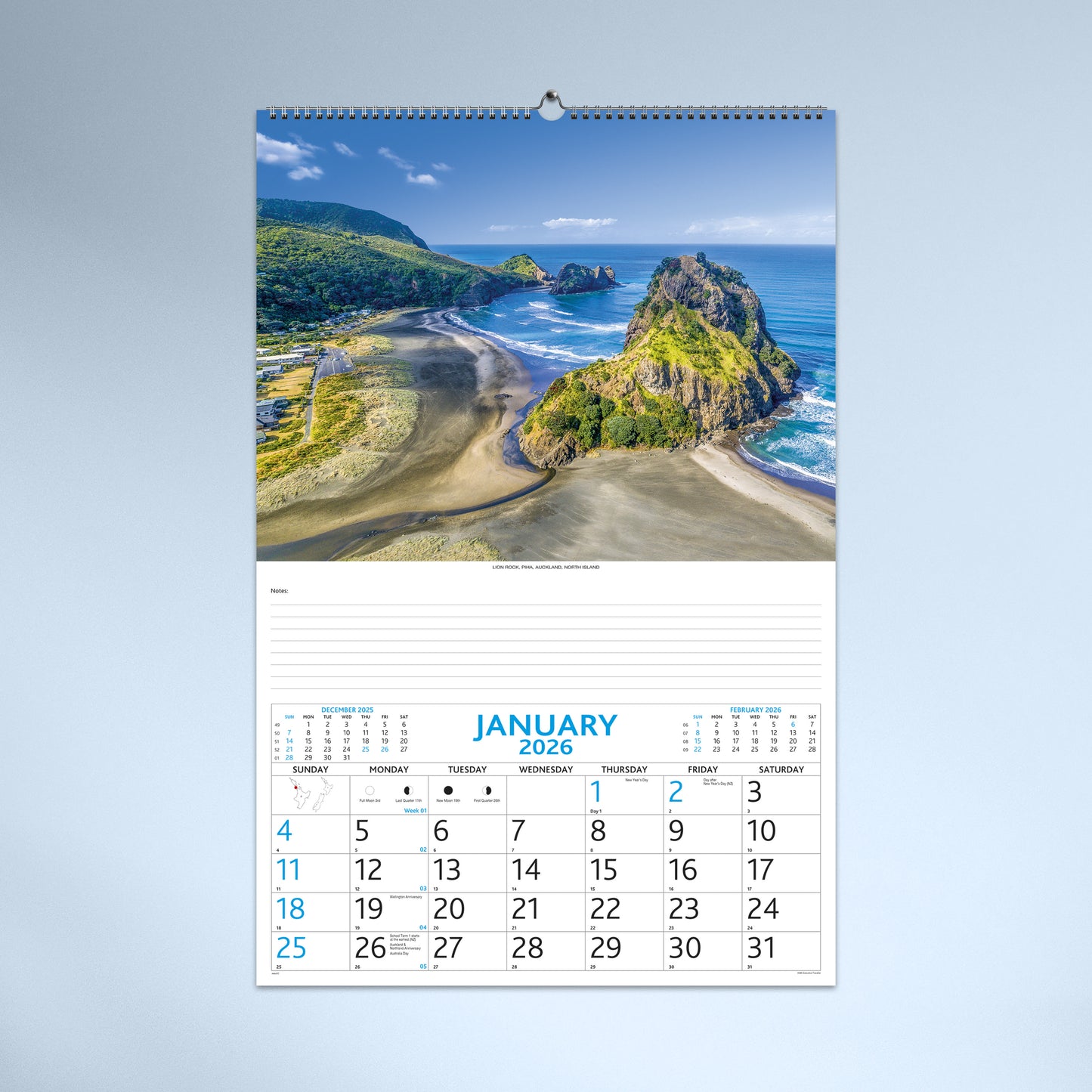 Executive Traveller 2026 Wall Calendar