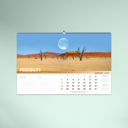 Focus 2026 Wall Calendar