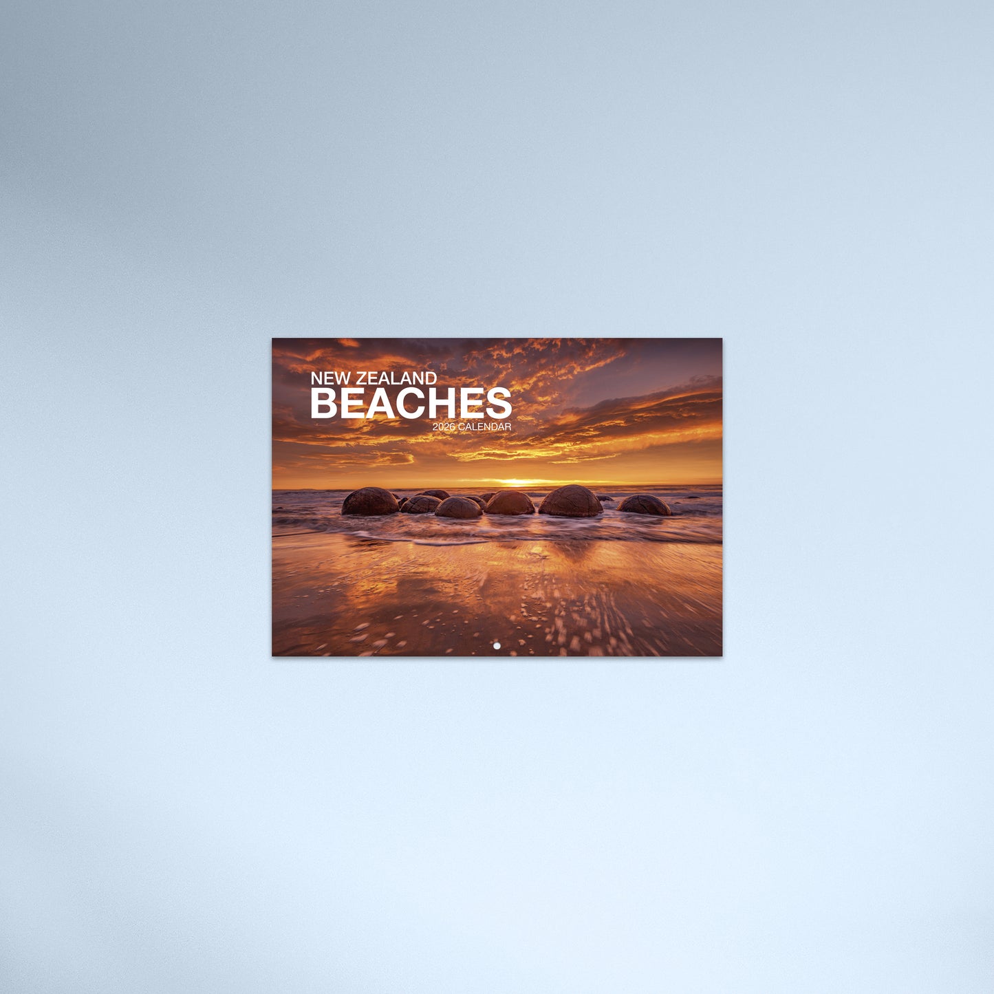 New Zealand Beaches 2026 Booklet Calendar