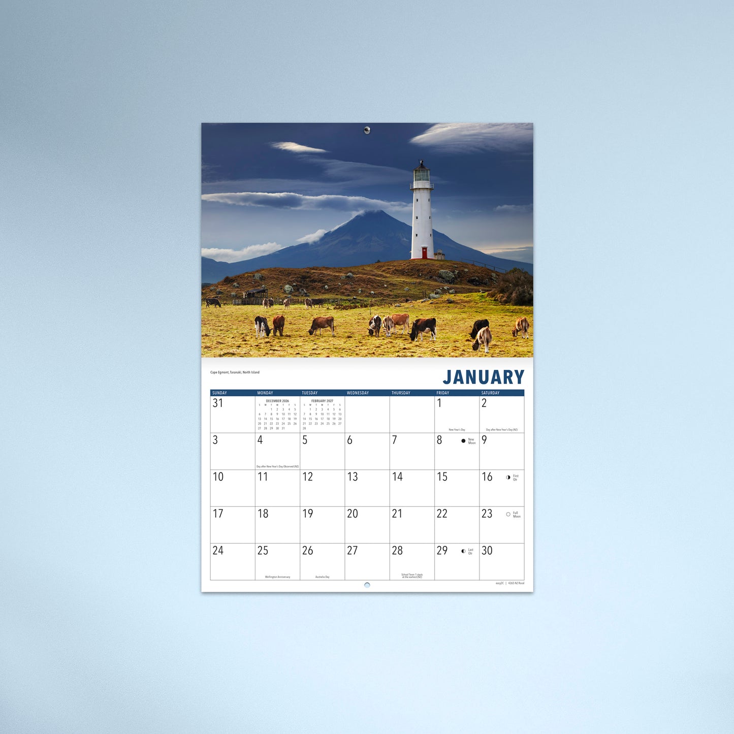 New Zealand Rural 2027 Calendar