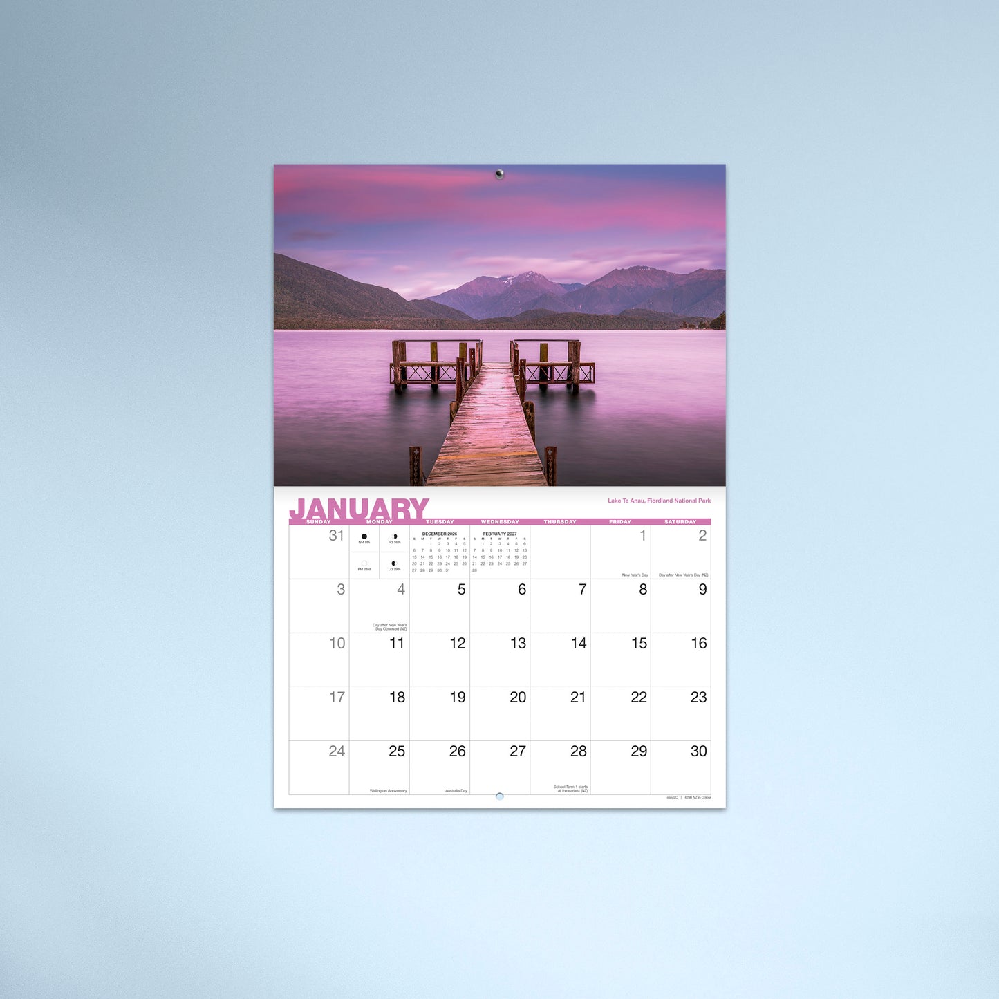 New Zealand in Colour 2027 Calendar