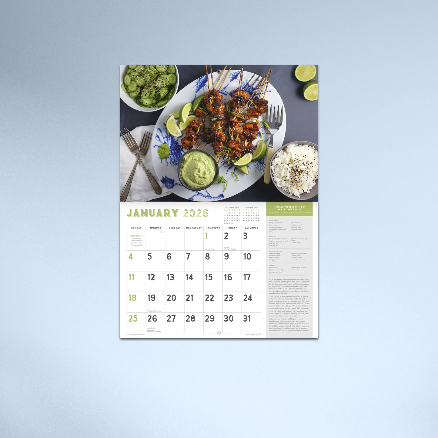 Sugar and Spice 2026 Booklet Calendar