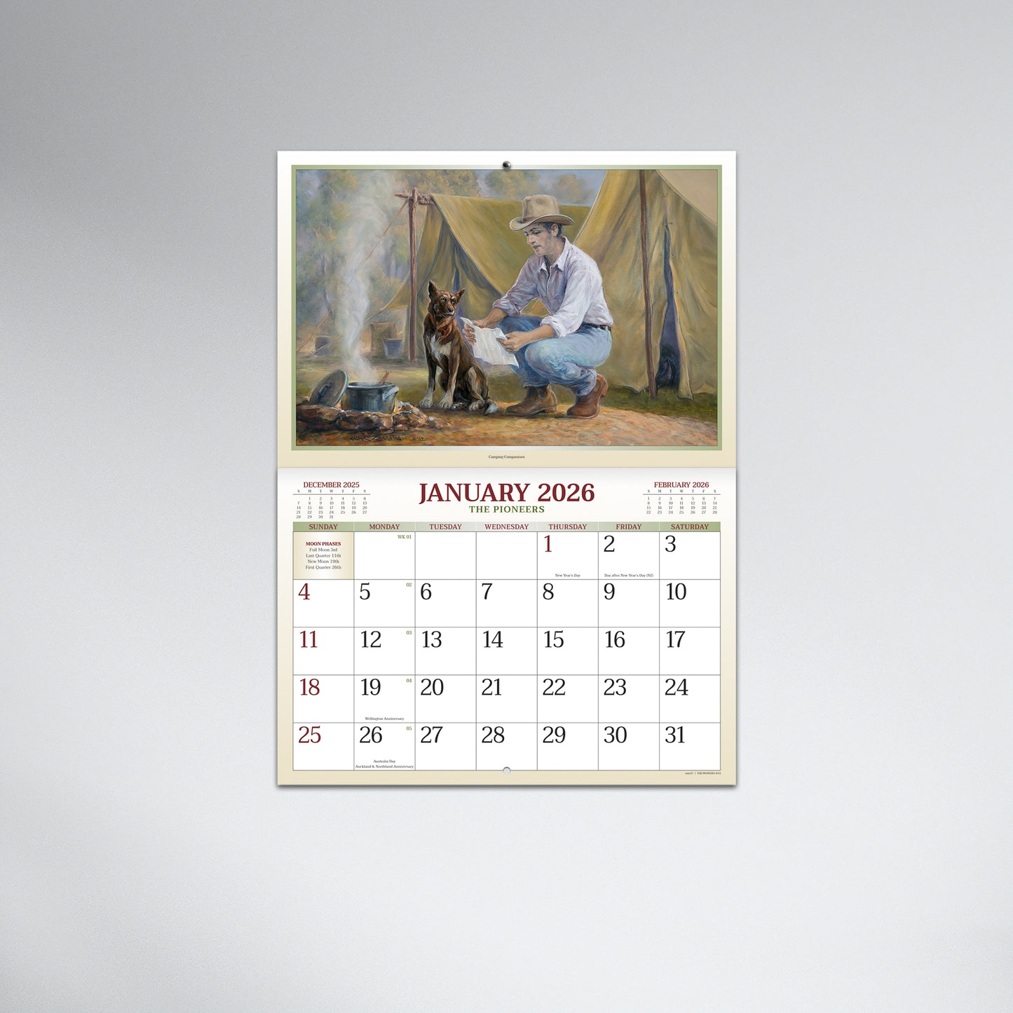 The Pioneers 2026 Booklet Calendar