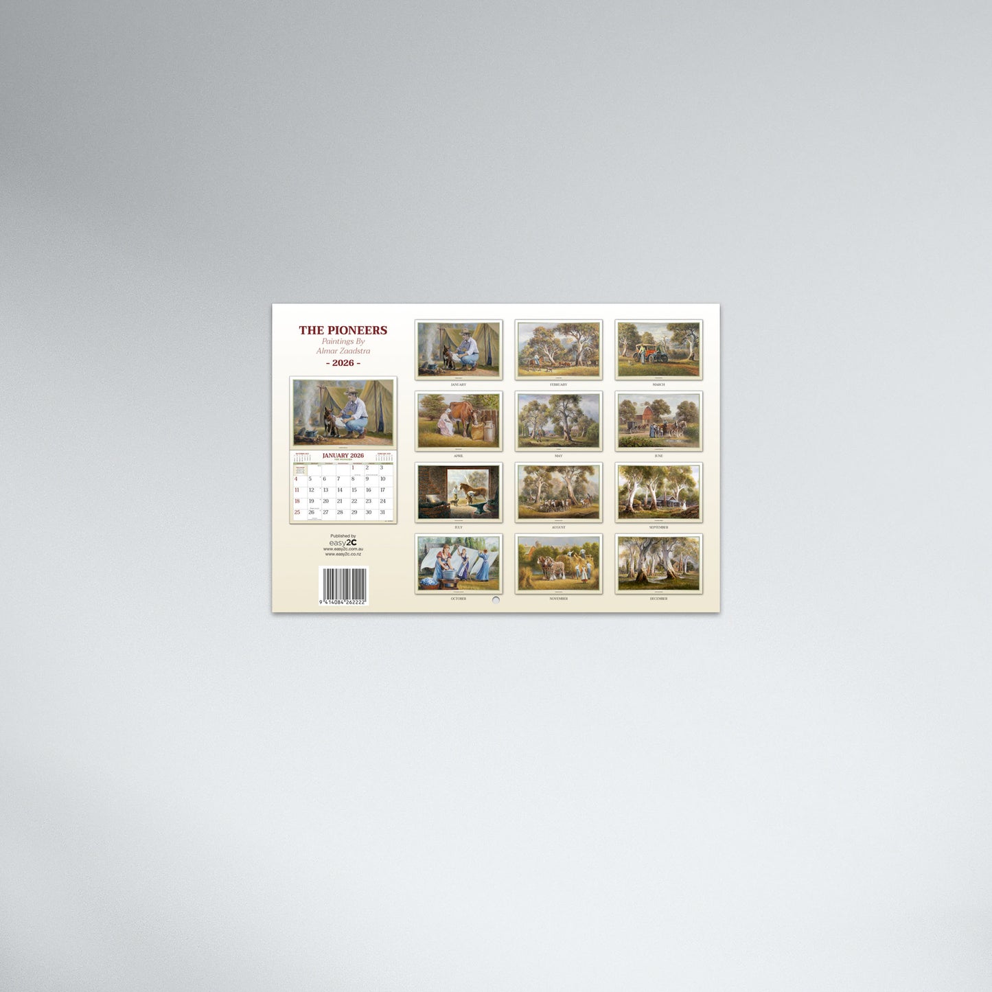 The Pioneers 2026 Booklet Calendar