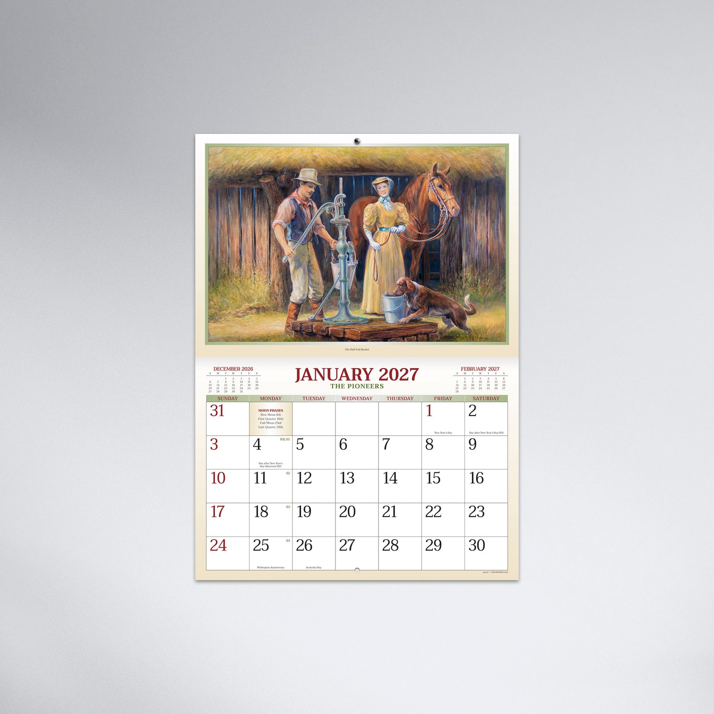 The Pioneers 2027 Booklet Calendar