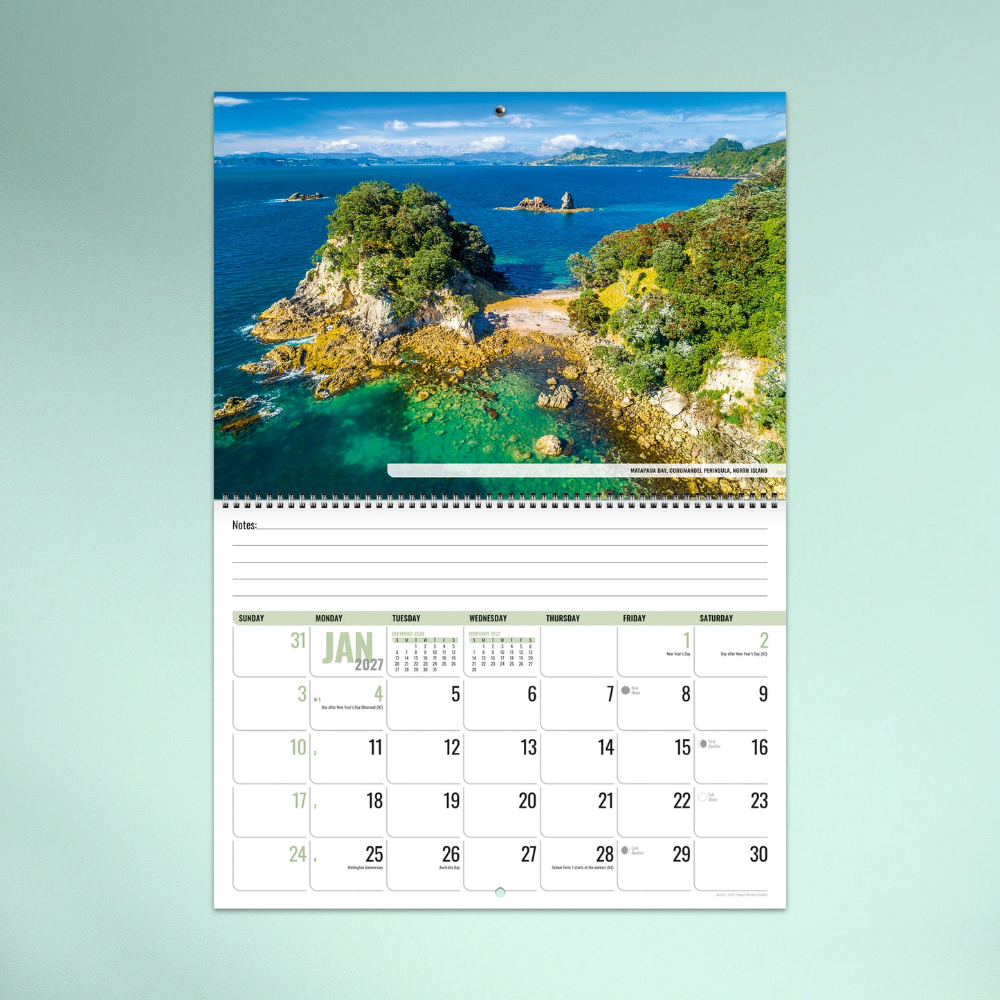 Tranquil Moments 2027 Booklet Calendar